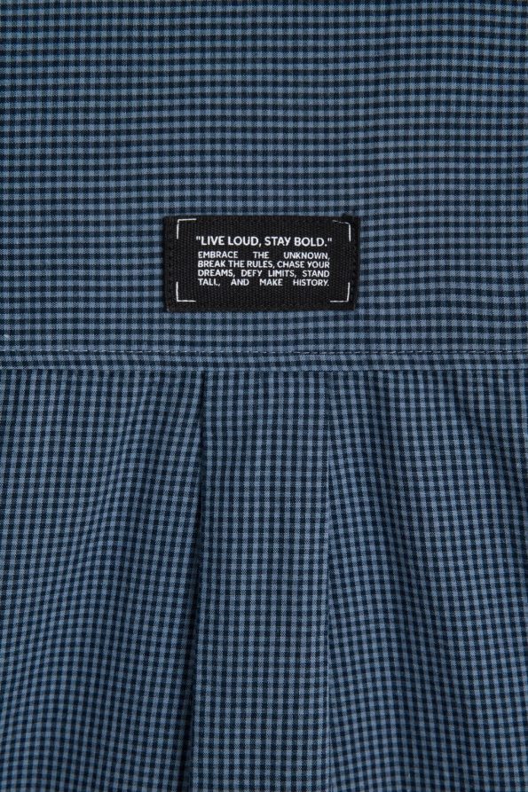 Checkered Button-Up Shirt