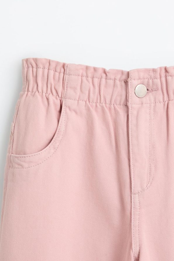 Wide Leg Paper Bag Jeans
