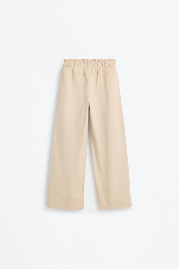 Wide Leg Paper Bag Jeans