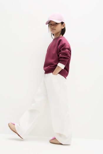 Wide Leg Paper Bag Jeans