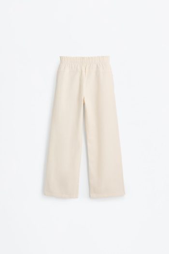 Wide Leg Paper Bag Jeans