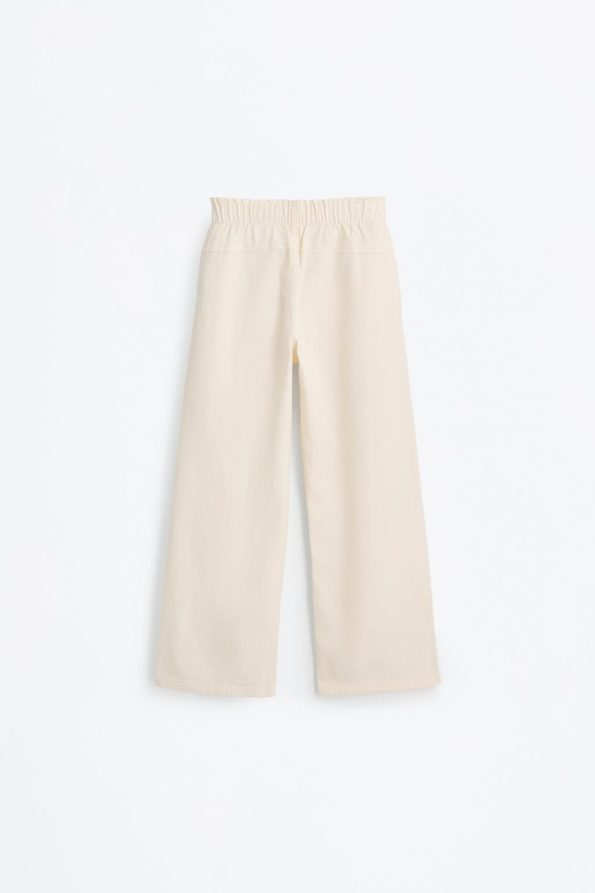 Wide Leg Paper Bag Jeans