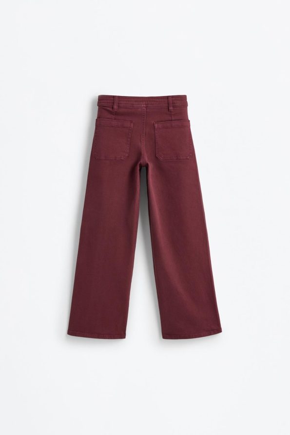 Stitched Navy Jeans