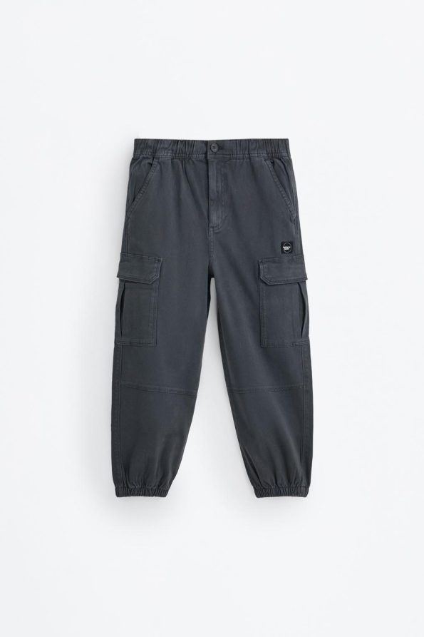 Washed Cargo Pants