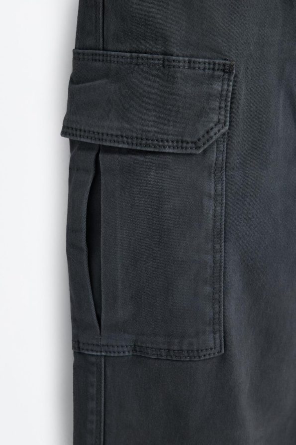 Washed Cargo Pants