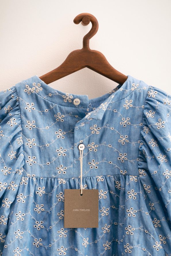 ZARA TIMELESS - Embroidered Floral Dress