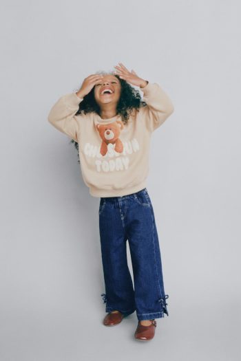 Denim Culottes with Bows