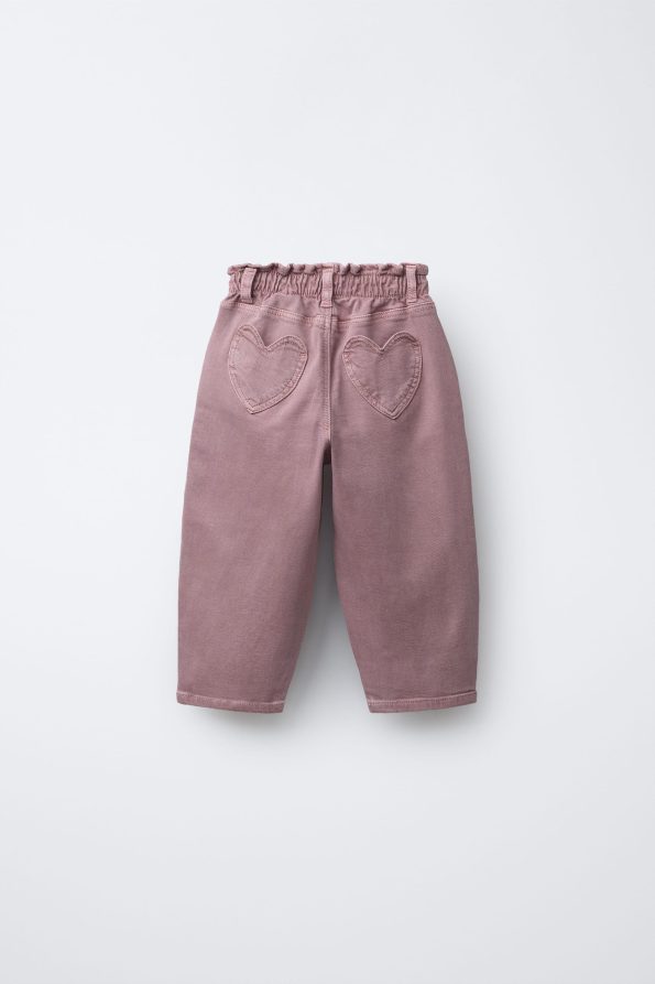 Heart Pocket Loose Fit Trousers