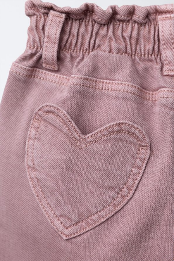 Heart Pocket Loose Fit Trousers