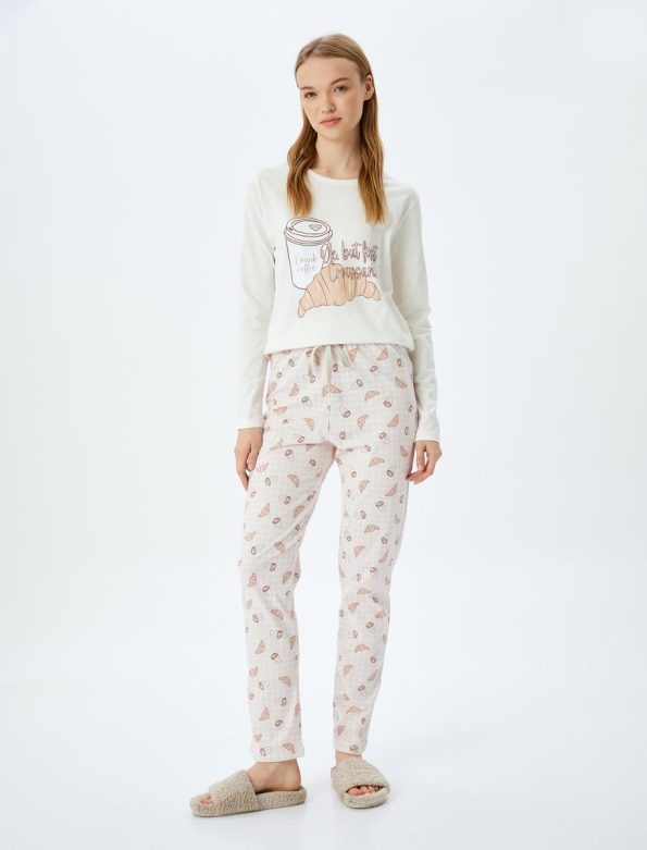 Printed Pajama Set