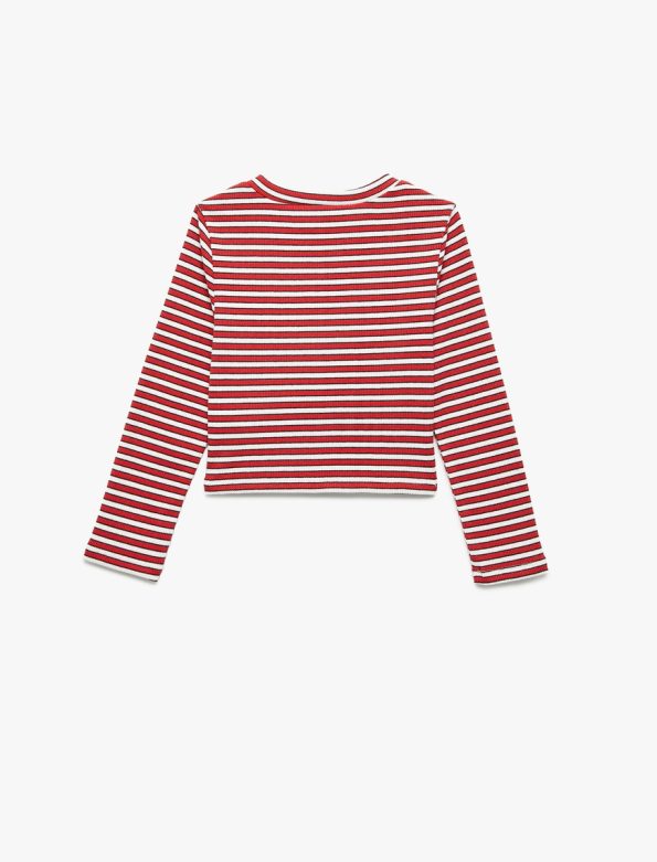 Girl Ribbed Striped T-Shirt