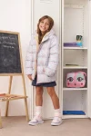 Trendyolmilla Kids Multicolor Girls Regular Hoodie Jacket