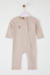 Trendyolmilla Kids Unisex Baby Long Sleeve Textured Knit Romper with Rabbit Embroidery