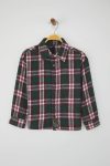 Trendyolmilla Kids Burgundy Checkered Shirt for Boys