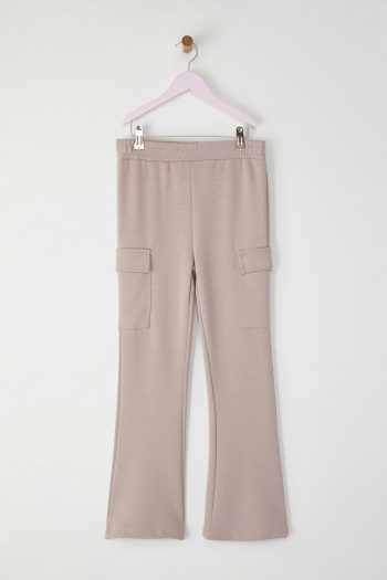 Trendyolmilla Kids Camel Flare Cargo Pants for Girls
