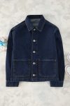 Trendyolmilla Kids Dark Blue Boys' 100% Cotton Pocket Denim Jacket