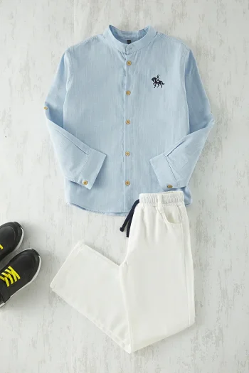 Trendyolmilla Kids Baby Blue Two-Piece Set