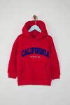 Trendyolmilla Kids Red Unisex Cotton Hoodie with Slogan Print