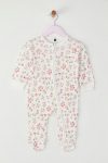 Trendyolmilla Kids Ivory Cotton Printed Long Sleeve Romper