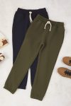 Trendyolmilla Kids Navy-Green Boys' Cotton Sweatpants