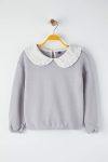 Trendyolmilla Kids Blue Plain Knit Sweatshirt