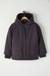 Trendyolmilla Kids Dark Gray Regular Fit Hooded Jacket for Boys