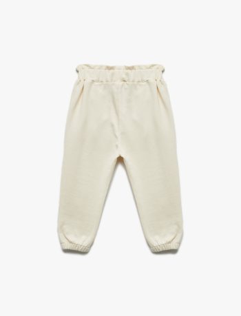 Girls' Cotton Brushed Pocket Jogger Pants