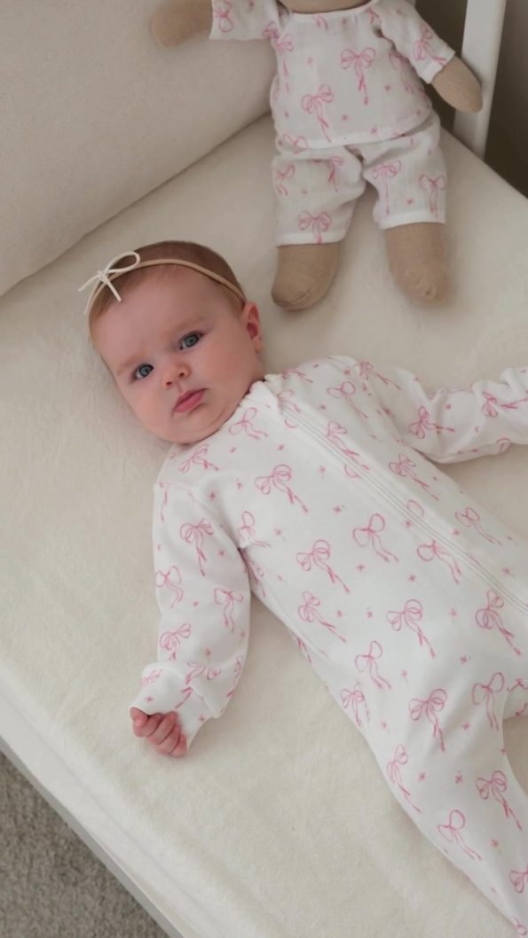 Tuğba Swan Zippered Baby Jumpsuit - Pureline Series - Brown