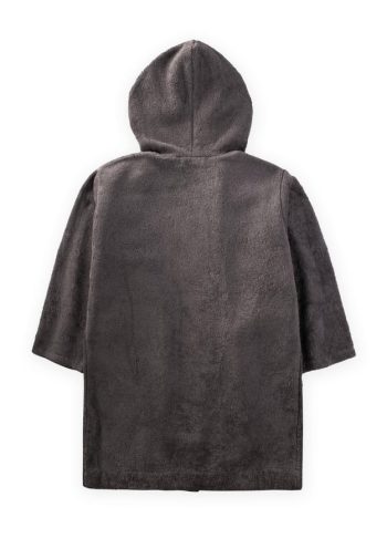 Kids' Bathrobe 2-11 Years Charcoal