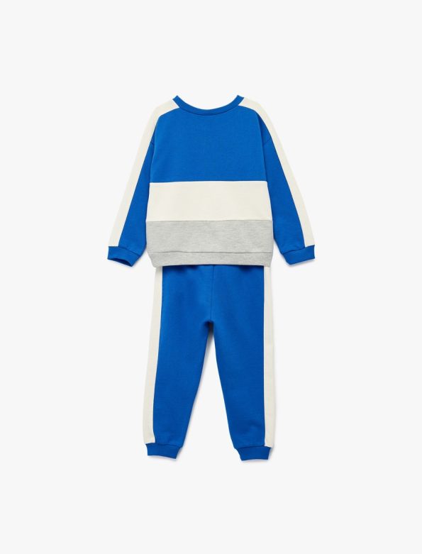 Baby Boy Color Block Sweatsuit