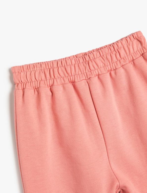 Girls' Baby Basic Jogger Sweatpants with Elastic Waistband