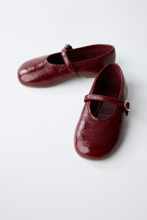 Patent Ballet Flats