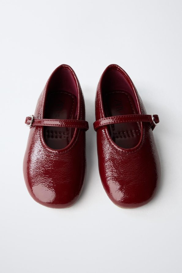 Patent Ballet Flats