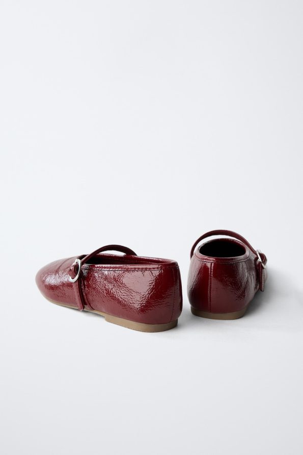 Patent Ballet Flats