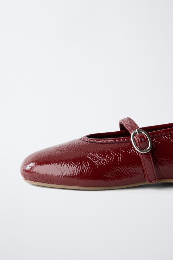Patent Ballet Flats