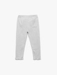 Girls' Baby Elastic Waist Pocket Detail Basic Leggings