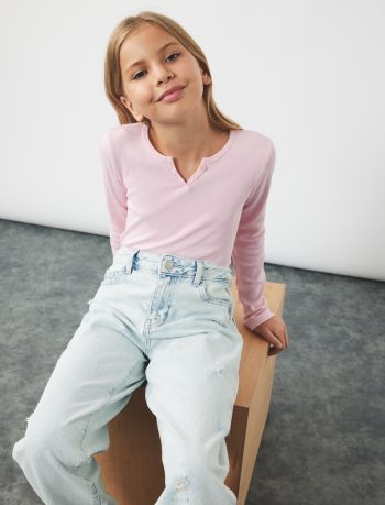 Girl V Neck T-Shirt