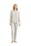 Catherines Maternity Pajama Set - Light Green