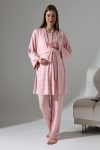 LikapaShop 3-Piece Maternity Pajama Set