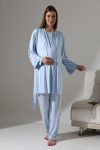 LikapaShop 3-Piece Maternity Pajama Set