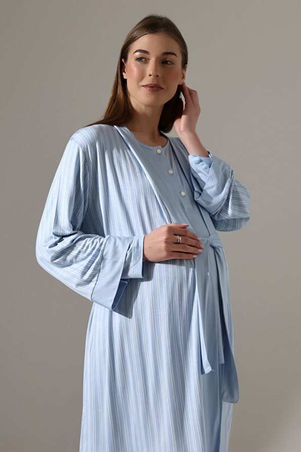LikapaShop 3-Piece Maternity Pajama Set