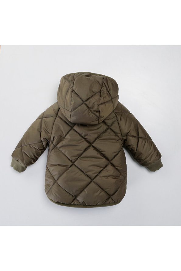 MIMBOKIDS Boys Reversible Jacket - Quilted/Faux Fur Details Ages 6-11