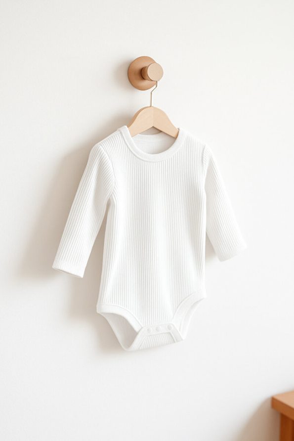 Lindakids 100% Cotton Long Sleeve Snap Baby Bodysuit Set