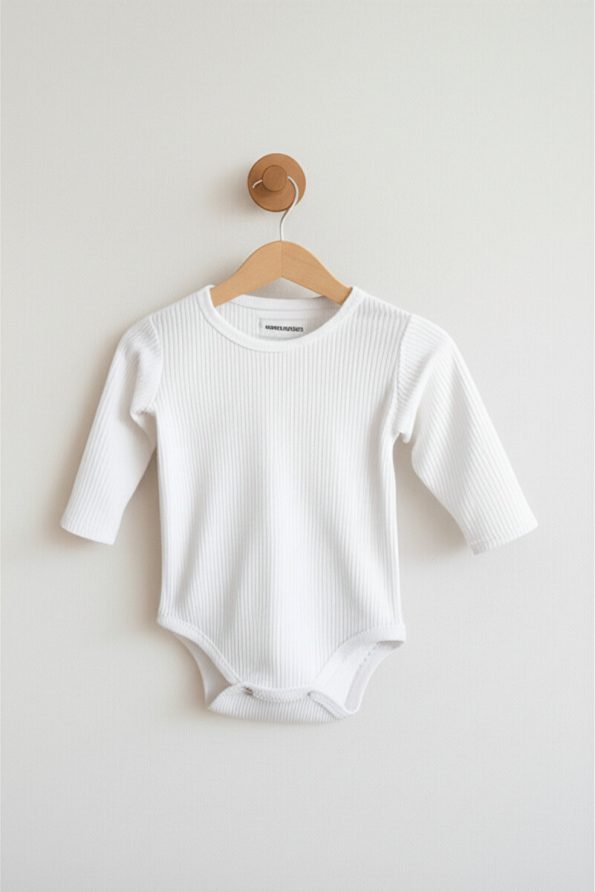 Lindakids 100% Cotton Long Sleeve Snap Baby Bodysuit Set