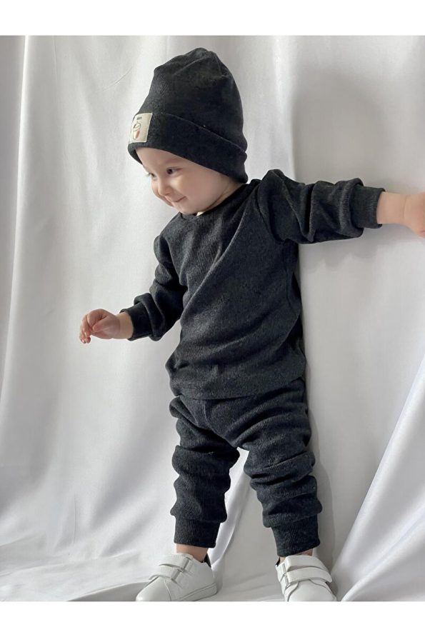 MiaBaby Hat Set Three-Piece Outfit