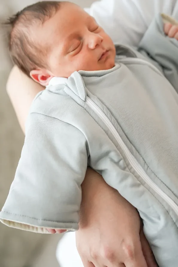 Minuche 100% Cotton Baby Sleep Bag with Dual Zipper for Easy Diaper Changes