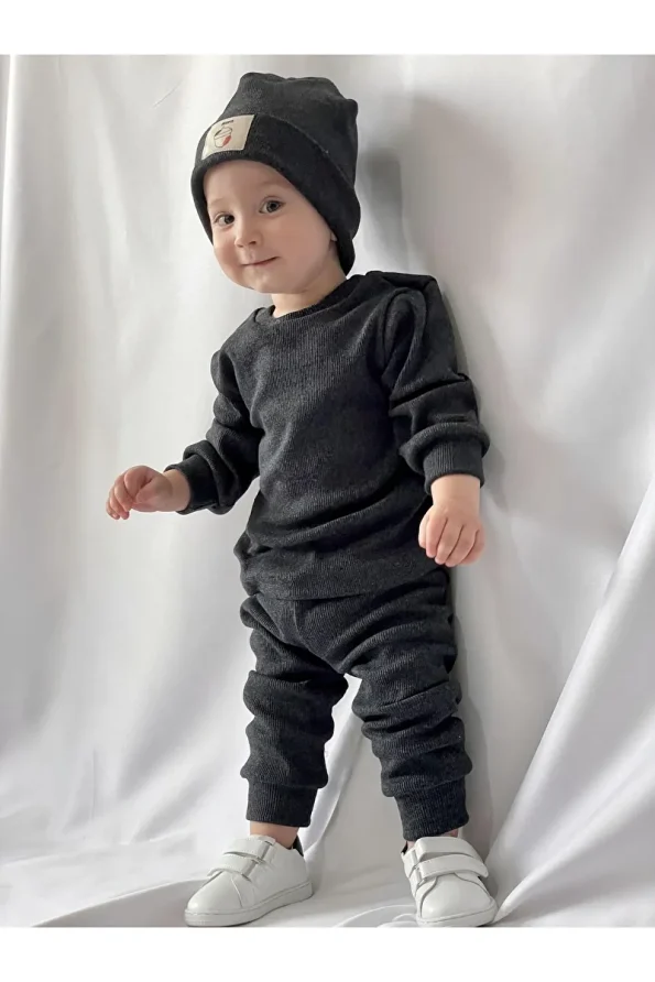 MiaBaby Hat Set Three-Piece Outfit