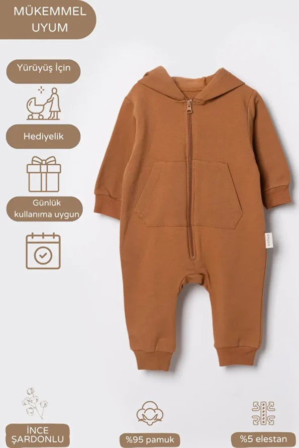 Vauva Unisex Baby Toddler Long Sleeve Seasonal Hoodie Romper