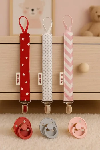 Pico Baby Pacifier Clip Set - 3 Pieces