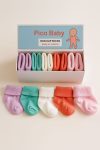 Pico Baby Organic Cotton Unisex 5-Pack Premium Newborn Baby Socks